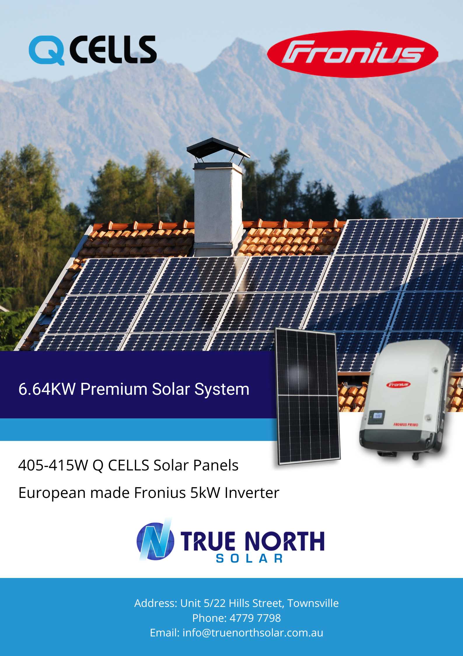 TNS Premium Packages Q CELLS Panel Fronius Inverter